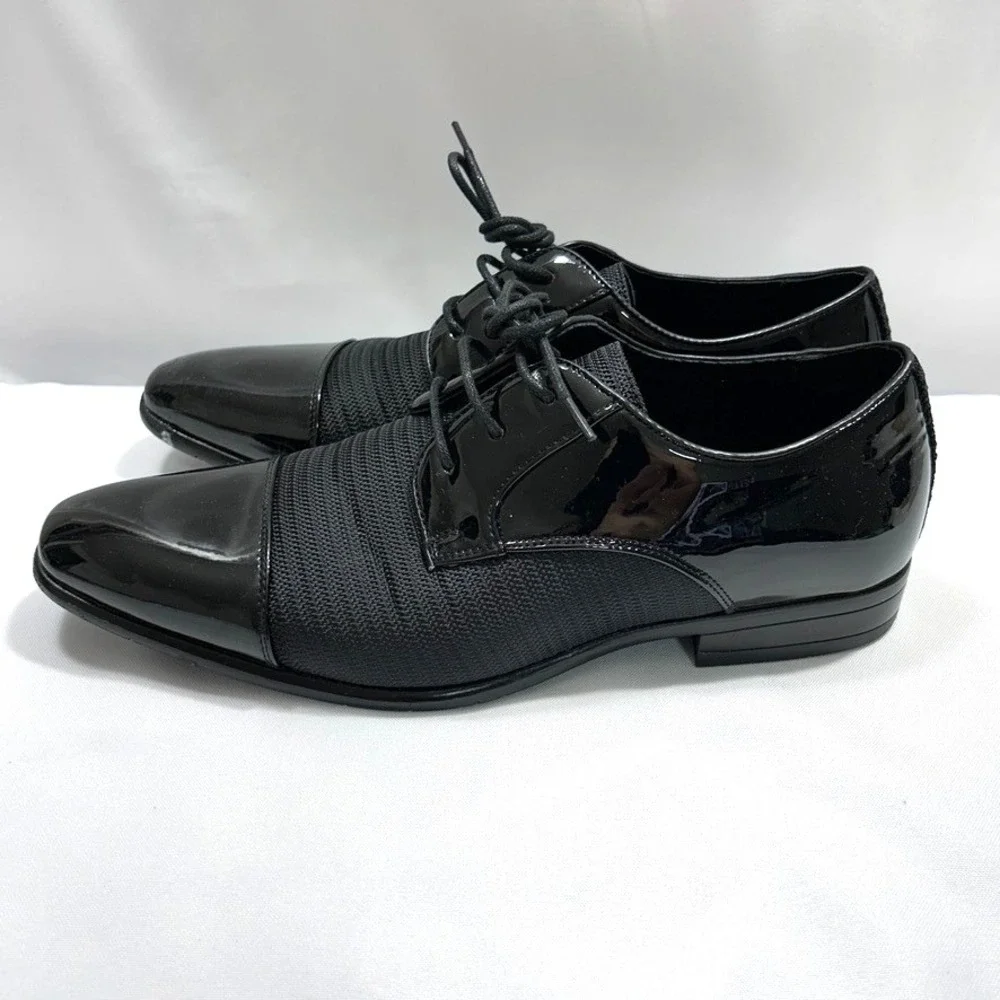 Stacy Adams Pharoah Cap Toe Oxford Men's‎ Shoes Black US 8.5M Wedding